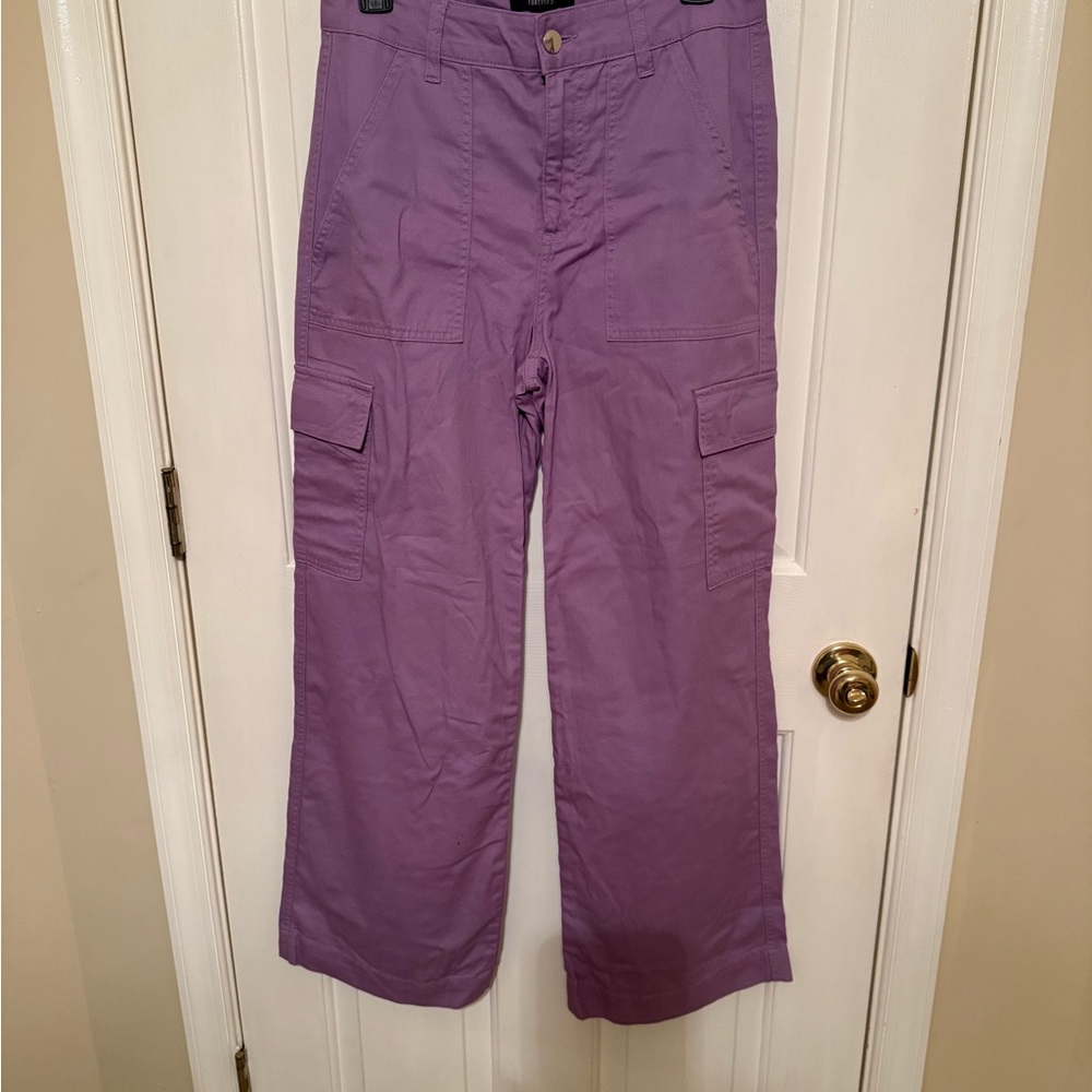 Forever 21 Lavender Cargo Pants